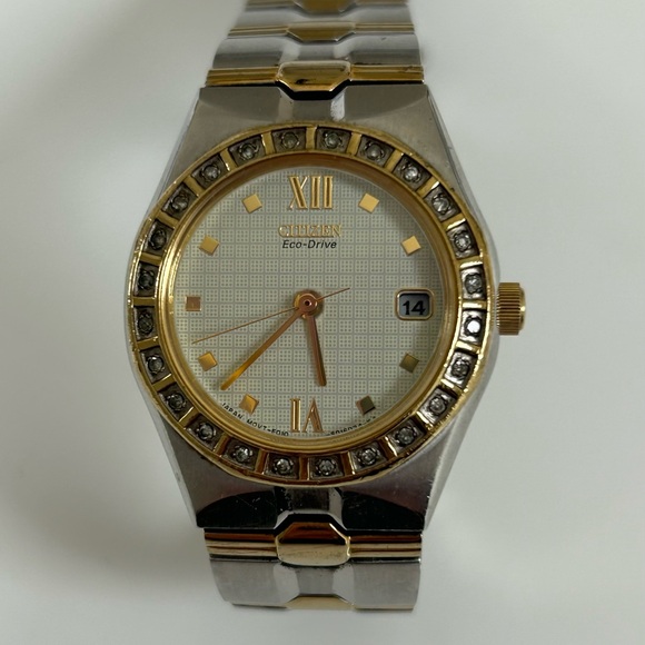 Citizen Accessories - Citizen Eco-Drive Silver and Gold Watch